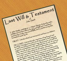 Wills provide peace of mind for the family