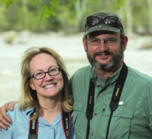 On the James River, glimpsing bald eagles