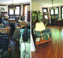 Decluttering frees space, lifts the soul