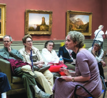 Engaging dementia patients through art