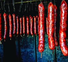 Smoky Louisiana sausage has its own trail