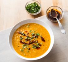 Quick and easy North African lentil soup