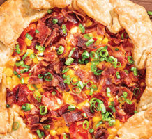 Savory galette makes a great lunch or dinner