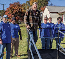 Volunteers help make homes accessible