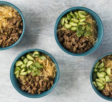 Rice noodle bowls: simple, kid-friendly