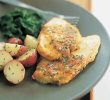 Pair tender cutlets with a bright sauce