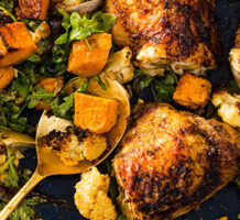 One-pan chicken dinner inspired by Peru