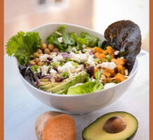 Sweet potatoes, kale make a filling salad