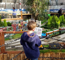 Miniature trains delight kids of all ages