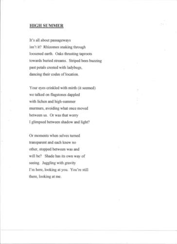 High Summer — Michael Levin