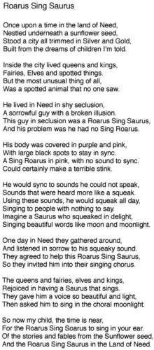 "Roarus Sing Saurus" — Thomas Corbit